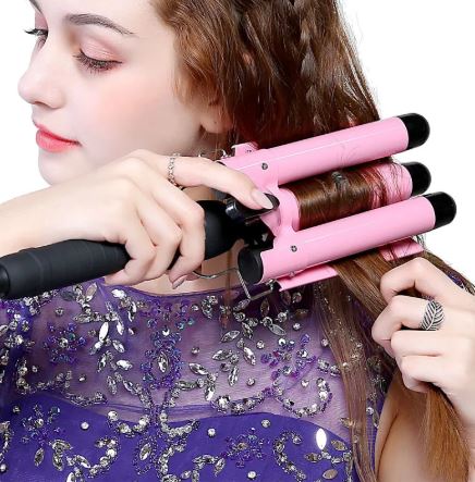 Rizadora Triple Barril — Ondas y Rizos Perfectos en Minutos