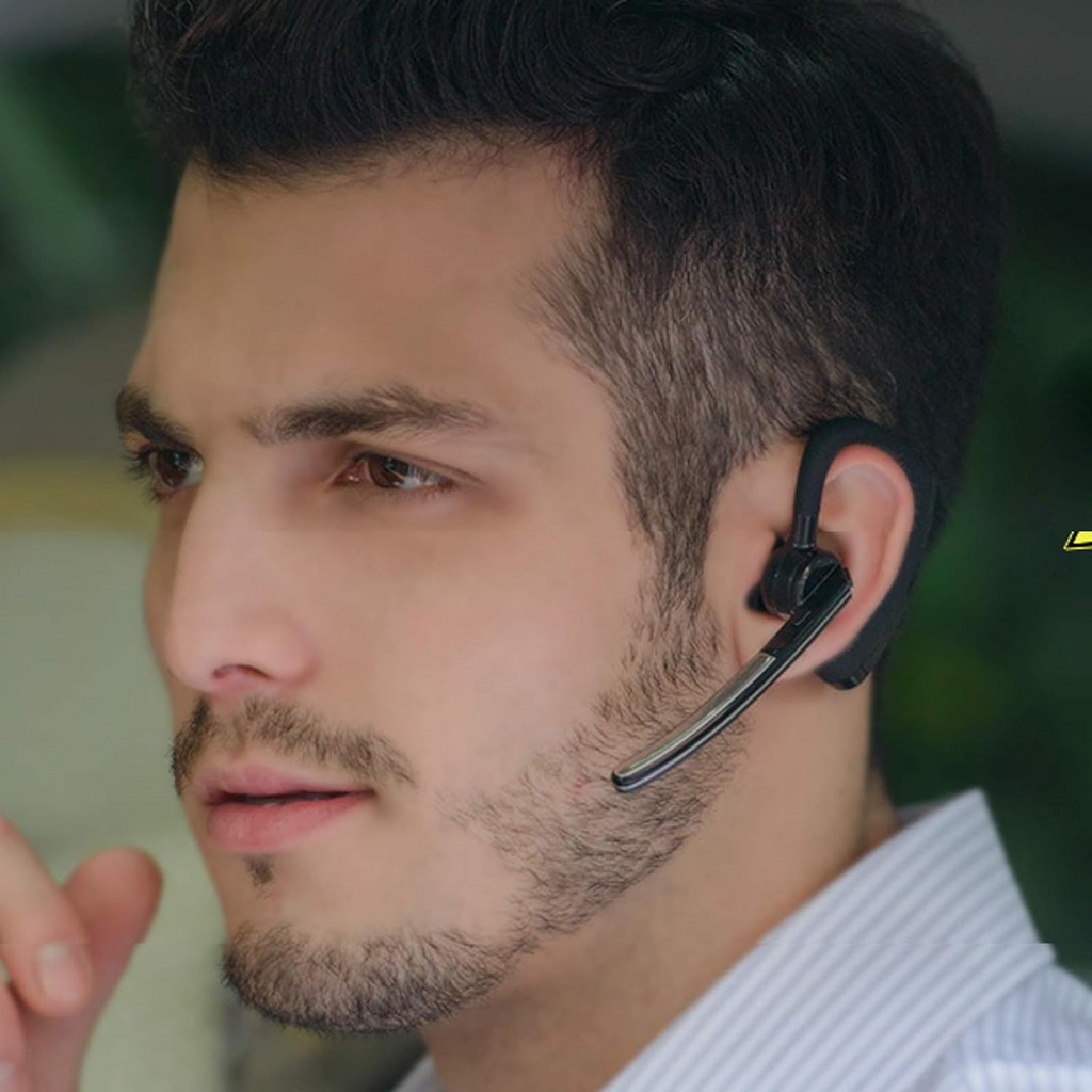 Audífono Bluetooth Manos Libres — Cancelación de Ruido Profesional