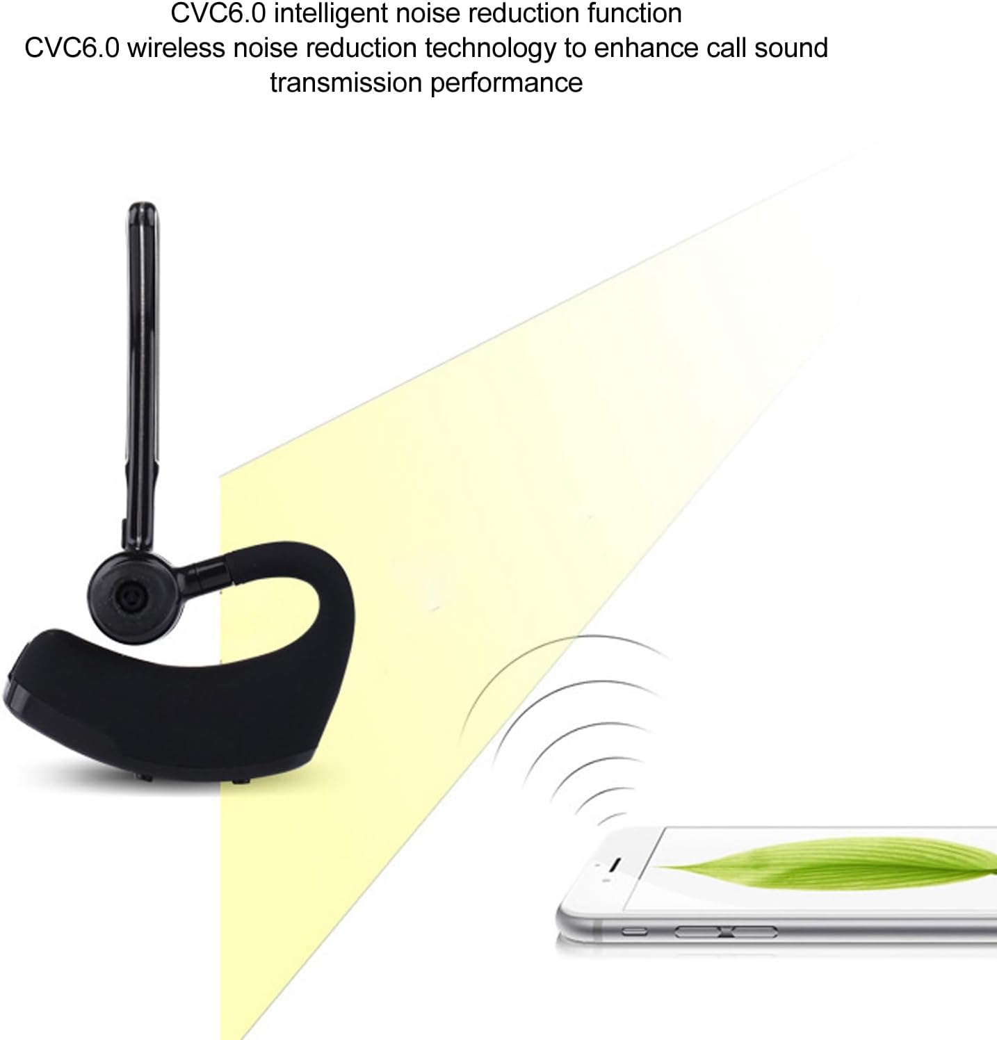 Audífono Bluetooth Manos Libres — Cancelación de Ruido Profesional