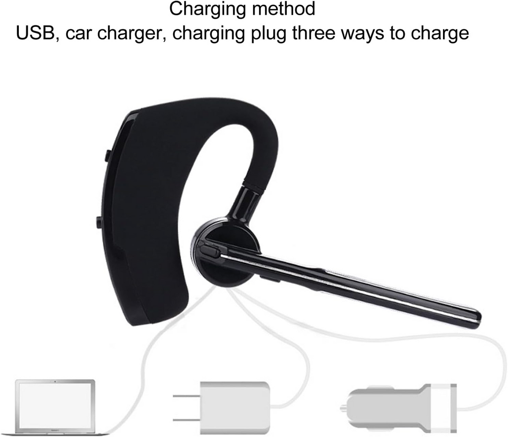 Audífono Bluetooth Manos Libres — Cancelación de Ruido Profesional