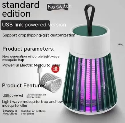 Lámpara Mata Mosquitos Portátil USB — Sin Químicos